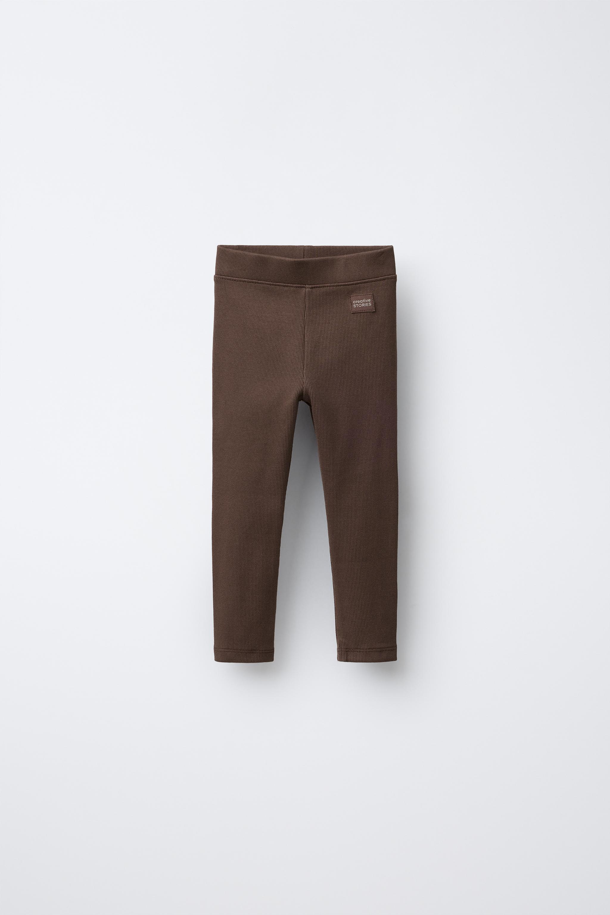 LEGGING CÔTELÉ À ÉTIQUETTE